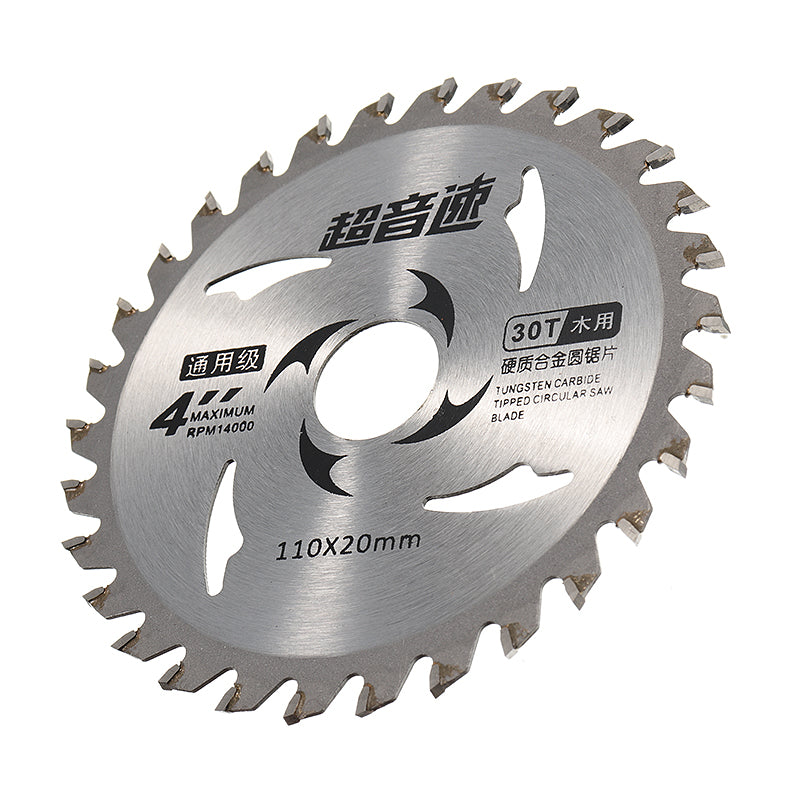 110m 30/40 TCT Teeth Saw Blade Angle Grinder Wood Plastic Cutting Circular Disc