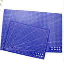 A3/A4 Cutting Board In Blue Plastic Hand Pad Single Side With Scale DIY Pad