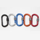 CAMNAL Aluminum Alloy Carabiner O Shape Buckle Outdoor Climbing Hunting Hanging Buckle