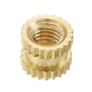 Suleve M3BN3 100pcs M3x4x5mm Metric Threaded Brass Knurl Round Insert Nuts