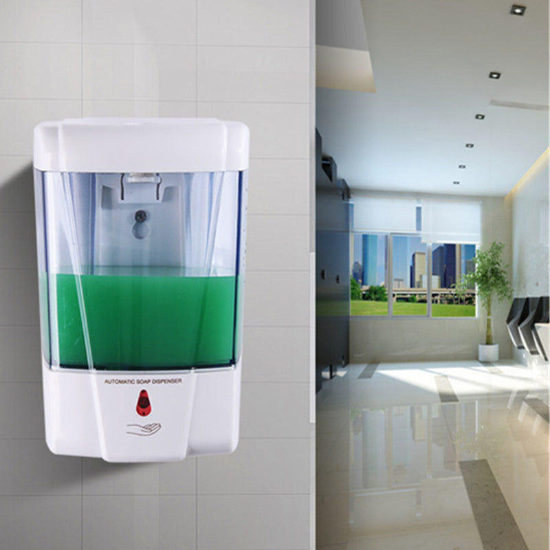 700ml Automatic Sensor Soap Liquid Dispenser Touchless Wall Mounted Hotel Bathroom Accessory
