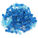 Excellway TC01 50pcs Blue Quick Splice Wire Terminal And Female Spade Connector Set