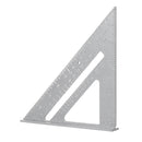 7 Inch Aluminum Alloy Metric Triangle Angle Ruler Woodworking Square Layout Tool