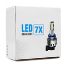 Autoleader 7X COB LED Car Headlights H1 H3 H4 H7 H8/H9/H11 9005 9006 60W 11000LM 6500K White Fog Bulbs Auto Motorcycle Headlamp