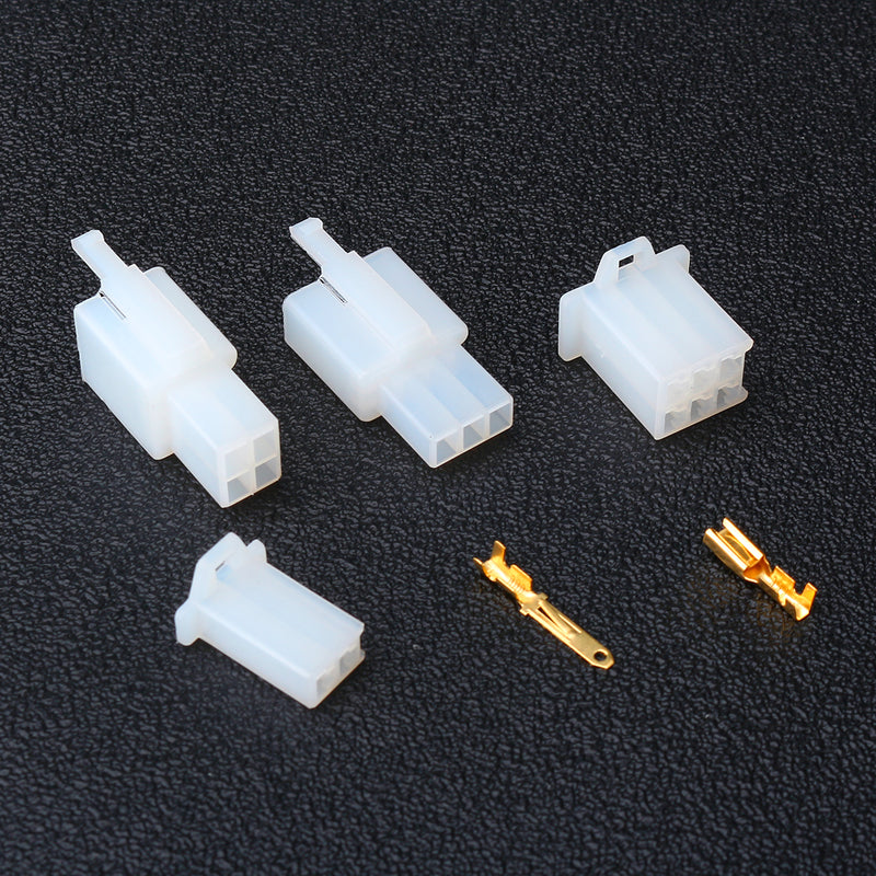 380Pcs 40 Set Auto Electrical Terminal Practical 2.8 mm 2/3/4/6 Pin Way Cable Wire Connectors Terminals