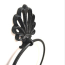 Retro Vintage Toilet Paper Towel Holder Cast Iron Rustic Black Lavatory