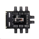 1 to 8 3Pin Fan Hub PWM SATA Molex Splitter PC Mining Cable 12V Power Supply Cooler Cooling Speed Controller Adapter