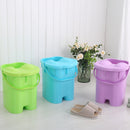 Blue Foot Soaking Water Bucket Basin Tub. Bath, Detox, Soak, or Scrub both Feet