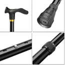 Ergonomic Handle Height Adjustable Walking Aid Cane Stick Arthritis Comfort Grip Safety