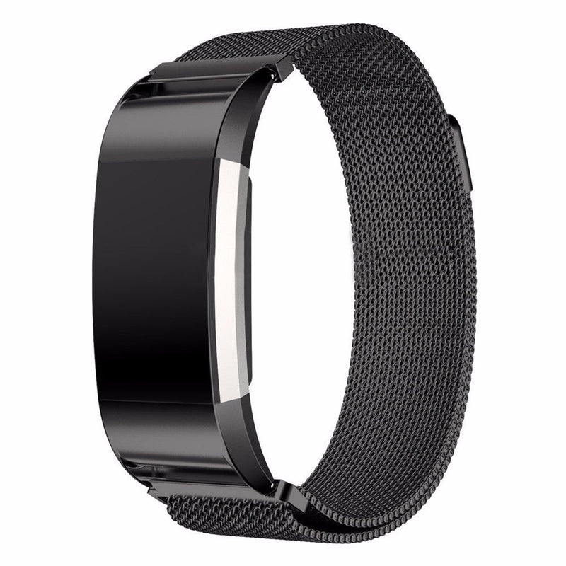 Bakeey Replacement Magnetic Stainless Steel Wristband Strap For Fitbit Charge 2 Tracker