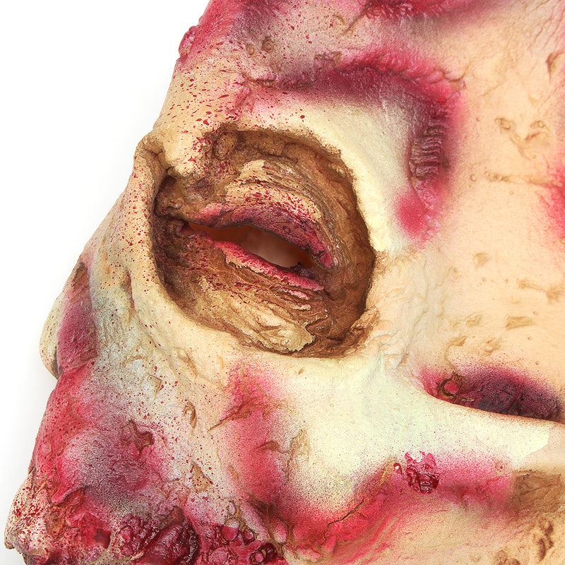 Halloween Scary Infected Zombie Adult Mask Melting Face Latex Horror Costume
