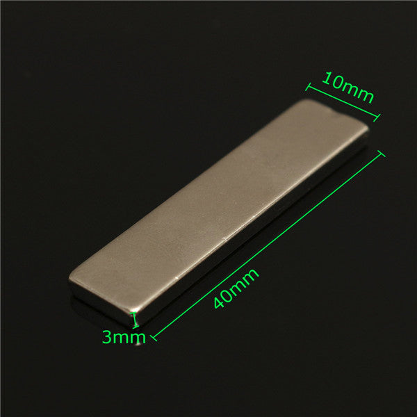 5pcs N35 40x10x3mm Strong Block Magnets Rare Earth Neodymium Magnets