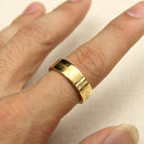Kingmagic Hardcover Golden Magician Magnetic Ring Stainless Steel Magic Prop