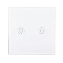 Aodu Tuya Smart Life EU 433Mhz 2 Gang Smart WIFI Light Switch Interruptor Touch Wall Power Switch App Remote Control Intellegent Switch Work With Alexa Google Home
