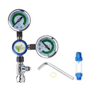 220V G5/8 Aquarium CO2 Regulator Check Valve Bubble Counter Magnetic Valve Regulators