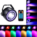 ARILUX AC90-240V 15W RGB LED Stage Light Remote Control Sound-activated Par Lamp for Christmas