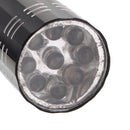 9 LED Pocket Aluminium Torch Flashlight Camping Light Lamp AAA