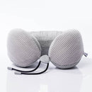 Jordan&Judy U Shaped Pillow Folding Neck Support Travel Airplane Portable Sleep Headrest