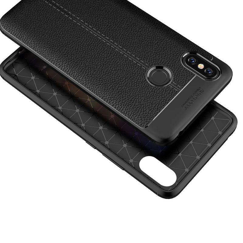 Bakeey Litchi Anti-fingerprint Silicone Protective Case For Xiaomi Mi Max 3