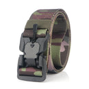 AWMN S5S 125cm Nylon Camouflage Tactical Belt Plastic Magnetic Buckle Belt