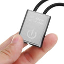 LUSTREON Infrared Motion Sensor Light Switch Grey Color for Cabinet Wardrobe DC12-24V
