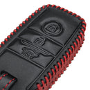 PU Leather Smart Remote Car Key Case/Bag 3 Button Cover Protector Holder for KIA