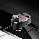 Bakeey 2.4A Digital Display Bluetooth FM Transmitter Dual USB Car Charger MP3 Player For iPhone X XS Xiaomi Mi9 S10+ Note 10