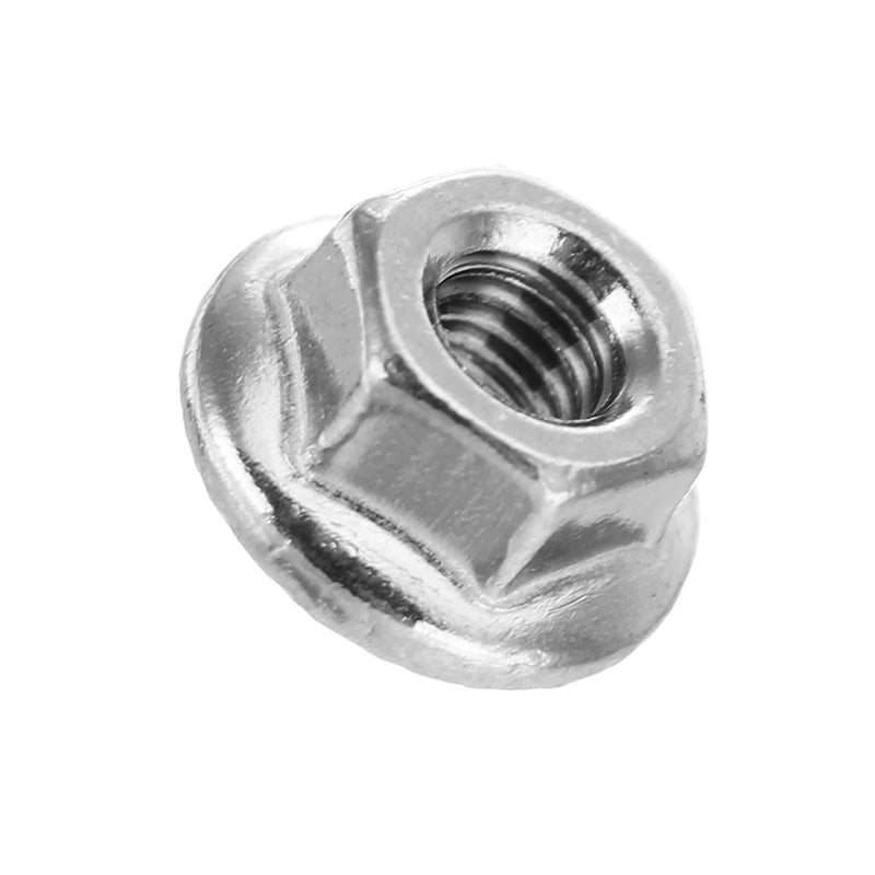 Suleve M3SN5 50Pcs M3 304 Stainless Steel Hex Serrated Flange Lock Nuts