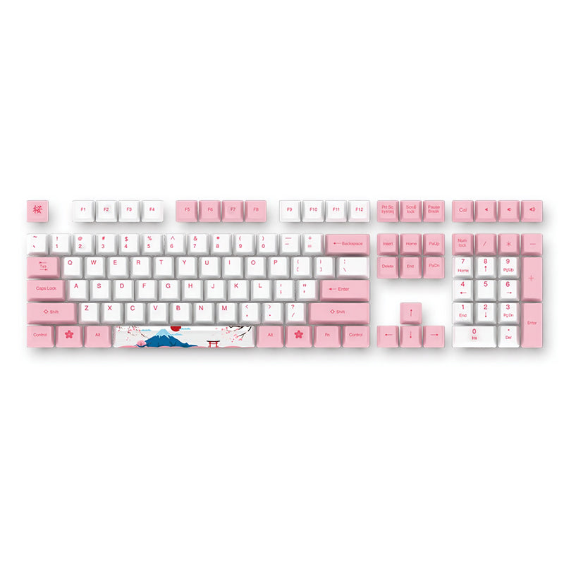 AKKO World Tour - Tokyo 114 Keys Cherry Profile Dyesub PBT Keycaps Keycap Set for Mechanical Keyboard