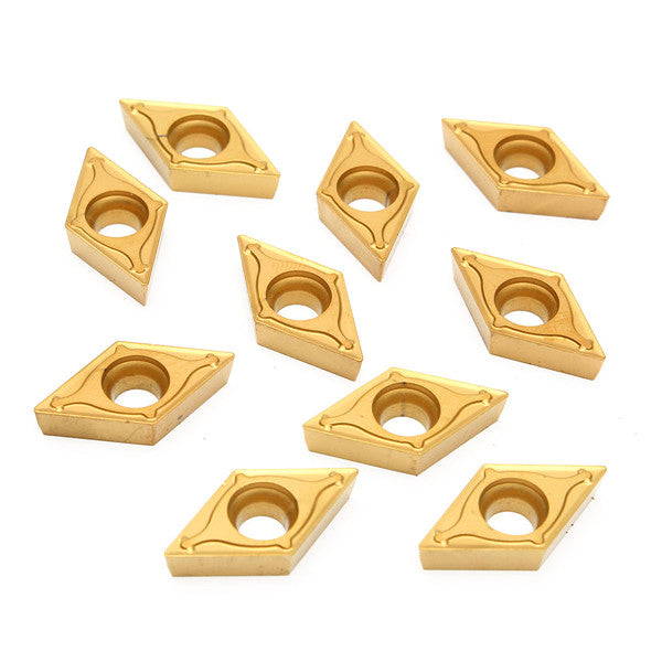10pcs DCMT11T304-HM YBC251 DCMT32.51-HM Cemented Carbide Inserts