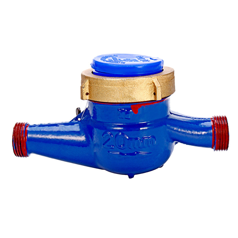 3/4 Inch 20mm Flow Measure Tape Cold Water Meter Home Garden Measuring Tool
