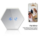 Three-Color Multi-function Mirror LED Makeup Mirror Light Night Light Alarm Clock