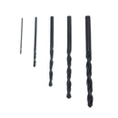 Drillpro 100pcs 1/2/3/4/5mm Twist Drill Bits Set HSS Straight Shank Black Coated Woodworking Drill Bits