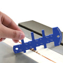 2pcs Aluminium Alloy 1/8 to 2-1/4 Inch Depth Gauge Saw Gauge for Table Saw Router Table Set Up Miter Cutting Woodworking