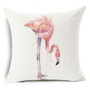 Honana 45x45cm Pillow Case Home Decoration Flamingo Palm Leaf Design 16 Optional Patterns