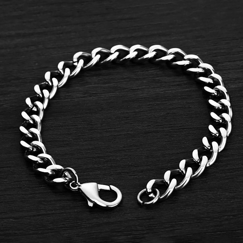 Trendy Stainless Steel Chain Bracelet Fashion Men Gold Bracelet
