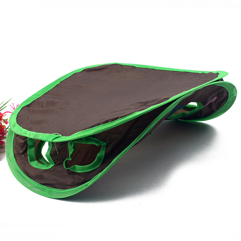 Cat Mice Toy Hide & Seek Game Collapsible Puzzle Exercise Toys 9 Holes Mouse Hunt with Bell-ball