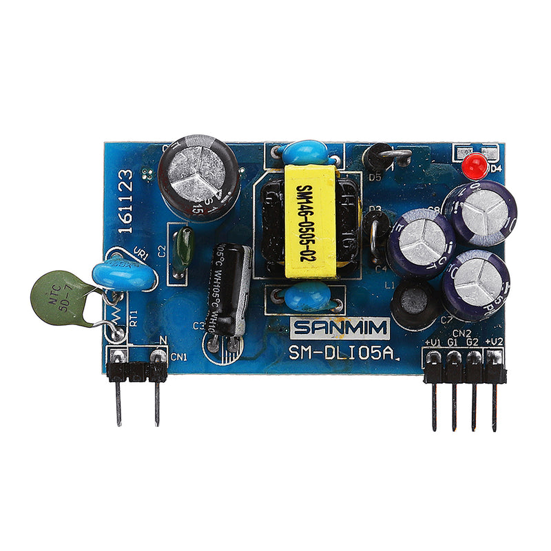 SANMIM AC 220V To DC 5V 500mA Power Supply Dual Output Switch AC To DC Power Supply Module