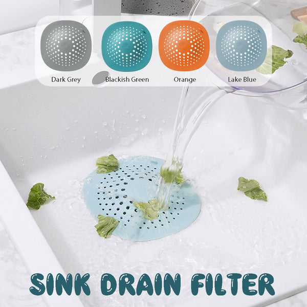 Floor Drain Cover Filter Bathroom Anti-Blocking Suction-Type Hair Stopper Sewer