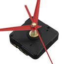 20mm Shaft Length DIY Red Triangle Hands Silent Quartz Wall Clock Movement Mechanism For Replacement