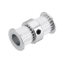 20T 8mm Bore Alloy Double Headed Timing Pulley for 6mm Width Timing Belt