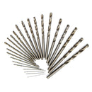 150pcs 0.4mm-3.2mm Micro Twist Drill Bit Set Mini HSS Straight Shank Drill