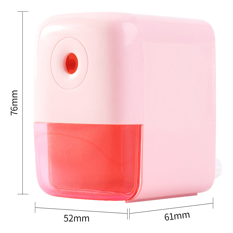 XIAOMI Ecosystem Deli 71158 Plastic Manual Pencil Sharpener Automatic Feeding Hand Crank Pencil Cutter Office School Students Stationery Supplies
