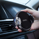 W9 15W Wireless Charger Infrared Sensor Clamping Air Vent Dashboard Car Phone Holder For 4.0-6.5 Inch Smart Phone iPhone 11