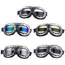 Retro Helmet Goggles Motorcycle Scooter Cycling Riding Eyewear Glasses