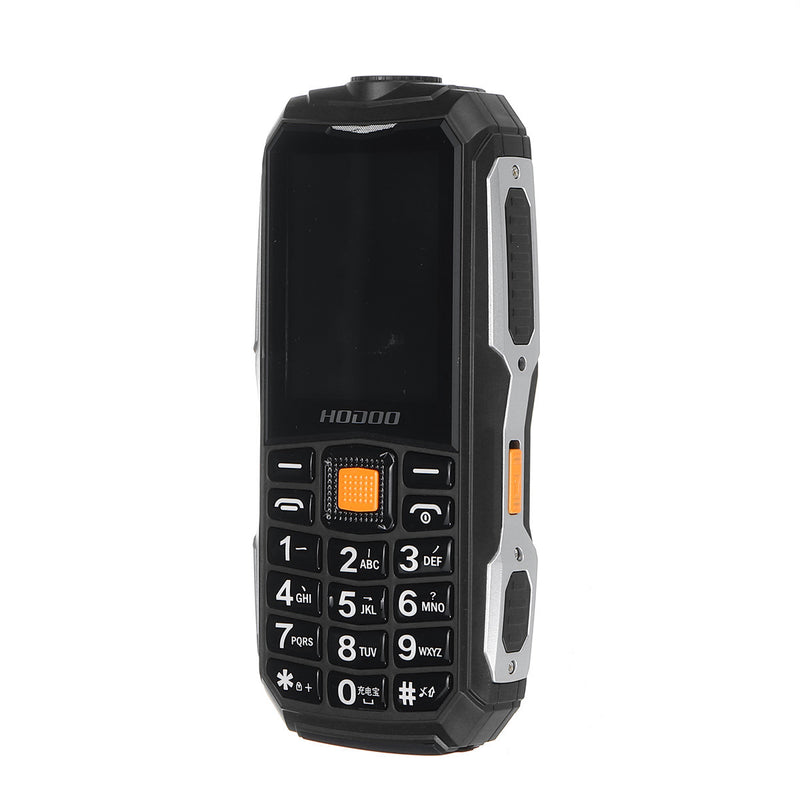 HODOO 2.6 Inch 13800mAh Power Bank bluetooth Torch Big Speaker Long Standby Dual SIM Mini Feature Phone