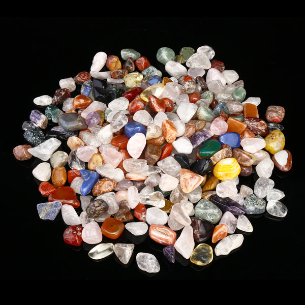 1000g Natural Quartz Crystals Bulk Mixed Agate Gemstones Healing Tumbled Stone