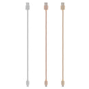 FONENG 1M Alloy Nylon Braid Micro USB Fast Charging Cable Date for Tablet Cell Phone