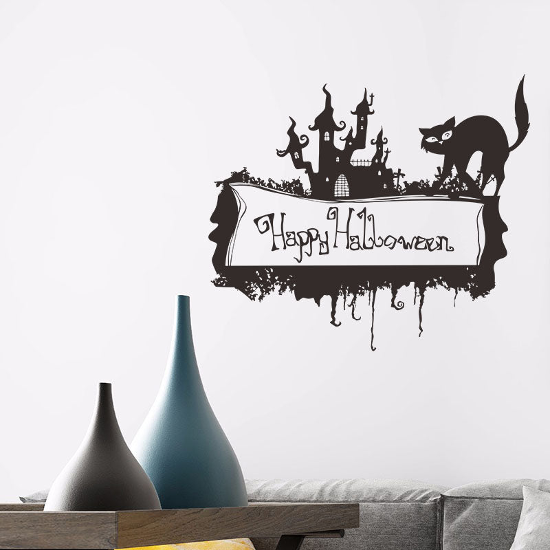 Miico FX3032 Halloween Sticker Creative Wall Sticker Removable For Bedroom Living Room Decoration