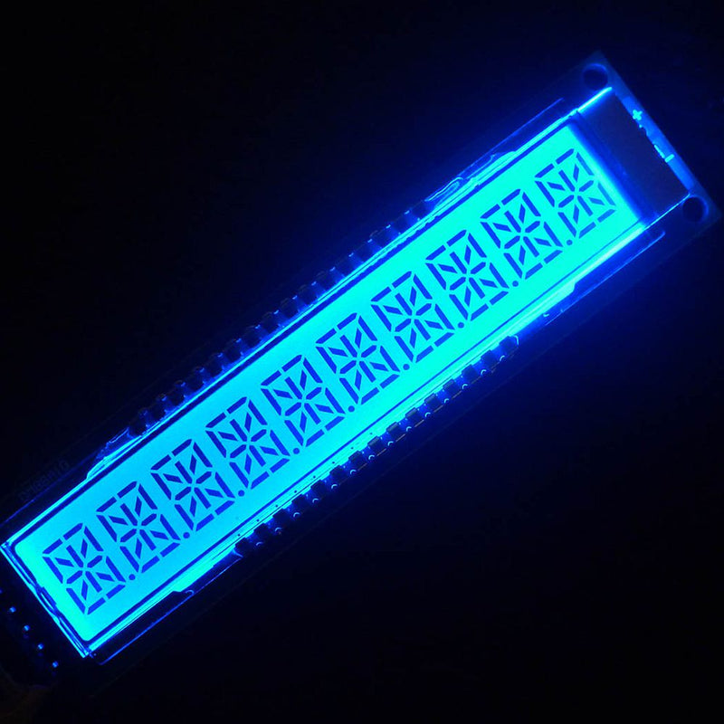 DM8BA10 10-Bit 16-Segment LCD Display Panel LED Module DC 5V TM1622 Chip TM1622 Compatible with HT1622